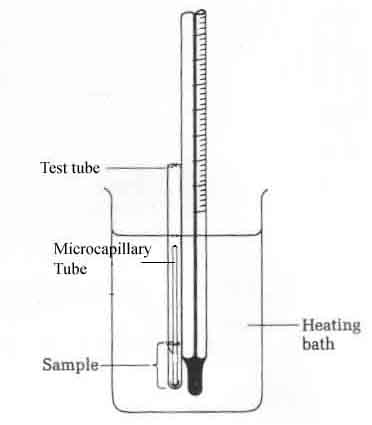 melting point apparatus diagram